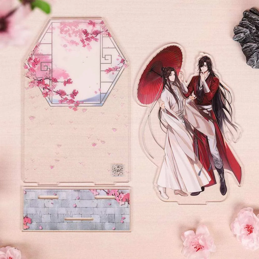 Heaven Official's Blessing Acryl Stand Blooming Flowers, Enchanted Heart 20 cm - Smalltinytoystore