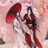 Heaven Official's Blessing Acryl Stand Blooming Flowers, Enchanted Heart 20 cm - Smalltinytoystore