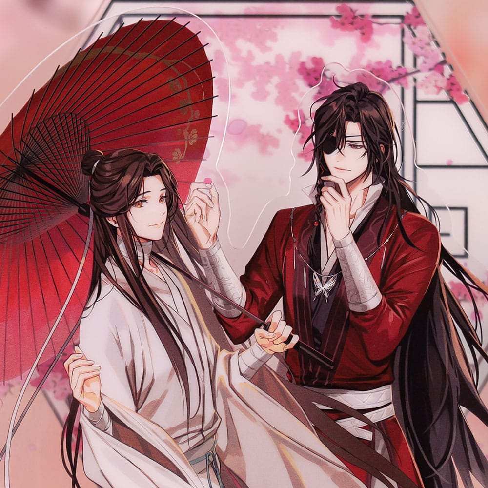 Heaven Official's Blessing Acryl Stand Blooming Flowers, Enchanted Heart 20 cm - Smalltinytoystore