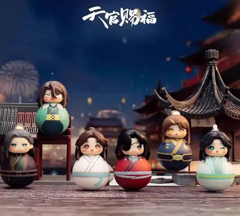 Heaven Official's Blessing Mini-Figuren Cute Swing Series 11 cm Display (6) - Beschädigte Verpackung - Smalltinytoystore
