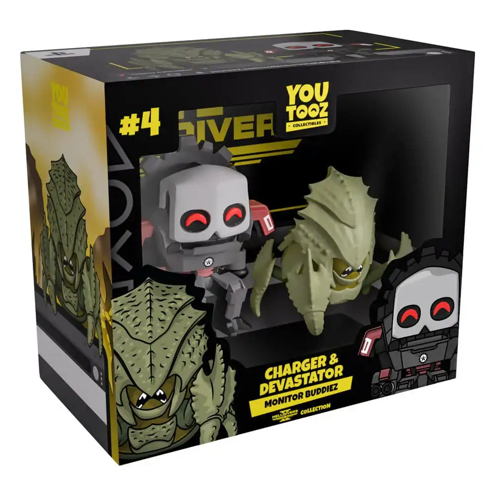 Helldivers 2 Monitor Buddiez Vinyl Figuren 2er-Pack Charger & Devastator 7 cm - Smalltinytoystore