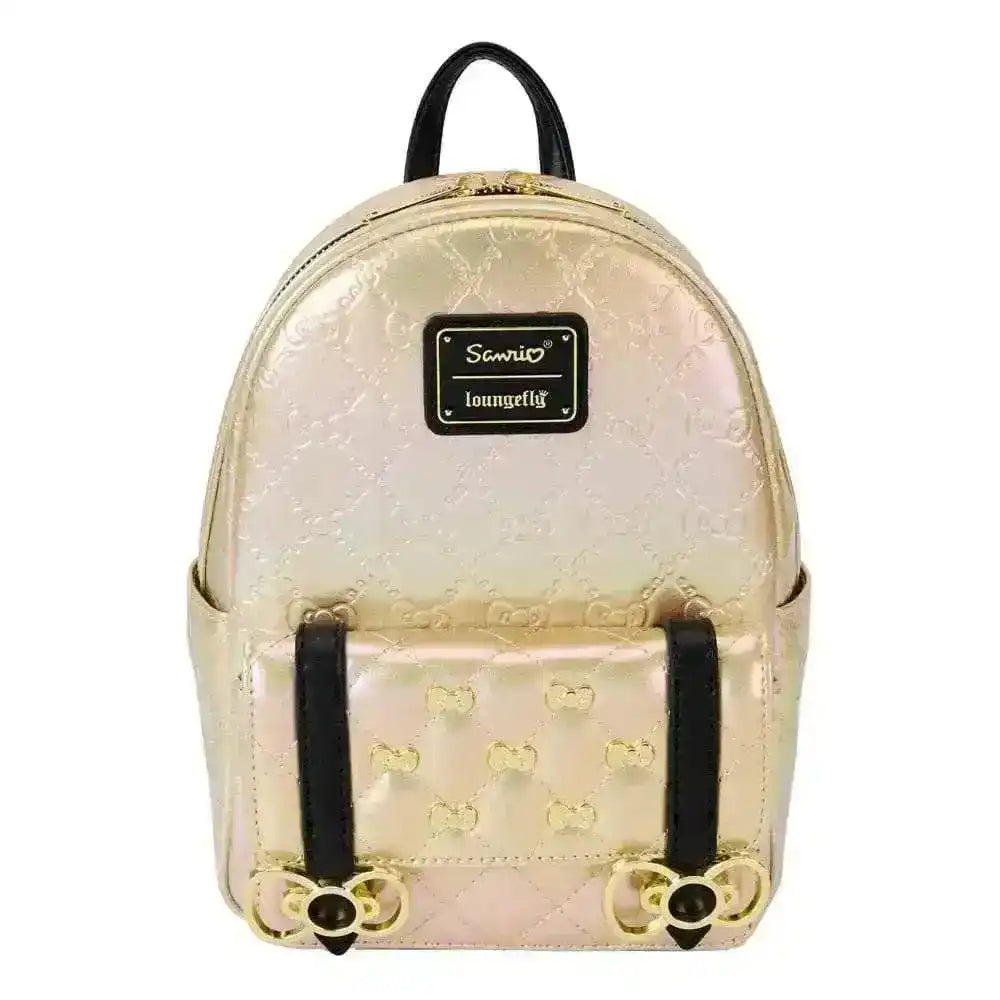 Hello Kitty 50th Anniversary by Loungefly Mini Rucksack Metallic Gold - Smalltinytoystore
