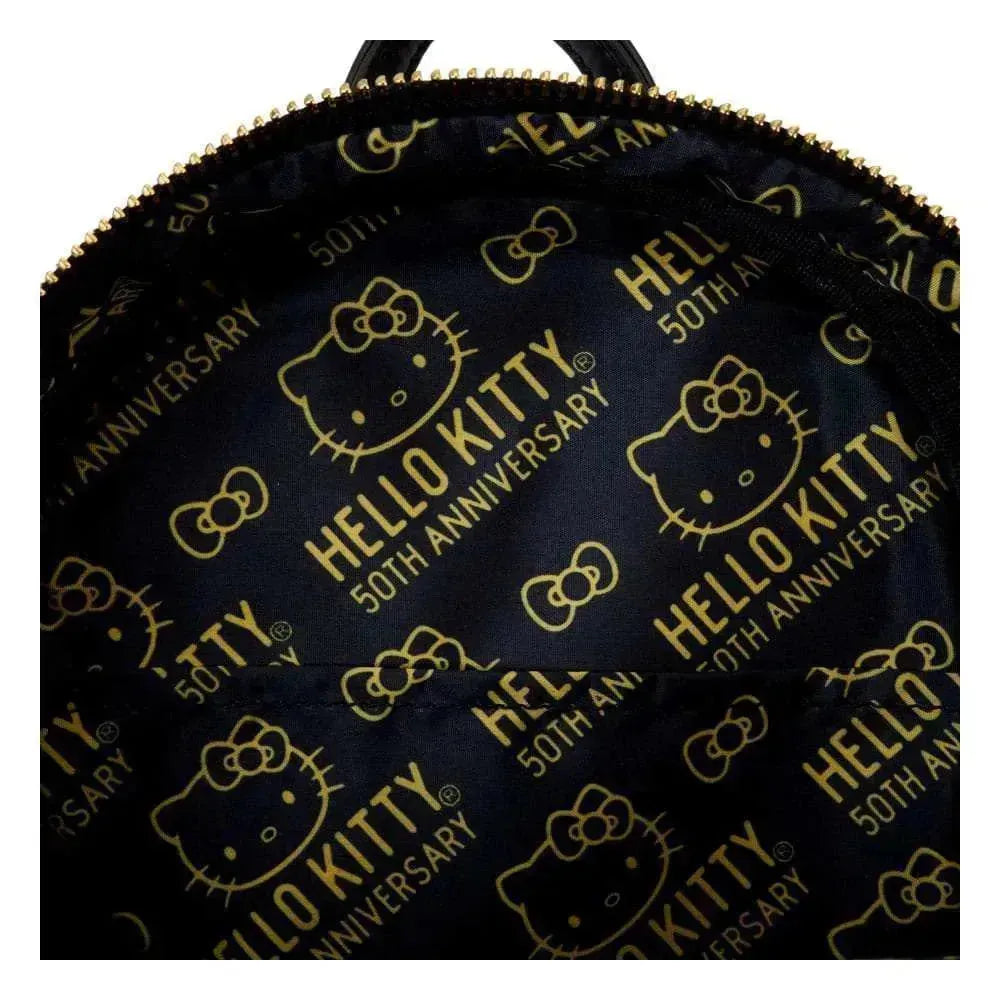 Hello Kitty 50th Anniversary by Loungefly Mini Rucksack Metallic Gold - Smalltinytoystore