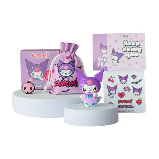 Hello Kitty and Friends Minifigur Kuromi 6 cm - Smalltinytoystore