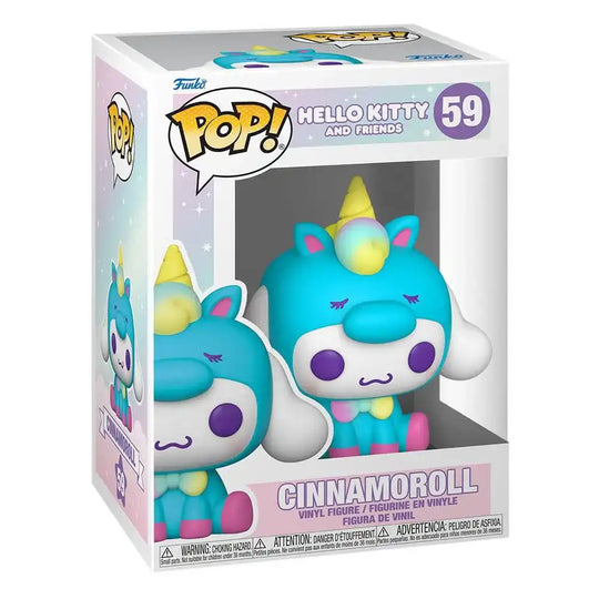 Hello Kitty and Friends POP! Sanrio Vinyl Figur Cinnamoroll 9 cm - Smalltinytoystore