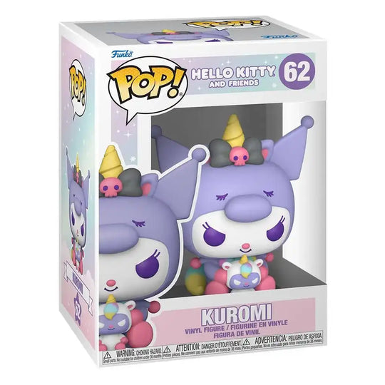 Hello Kitty and Friends POP! Sanrio Vinyl Figur Kuromi 9 cm - Smalltinytoystore