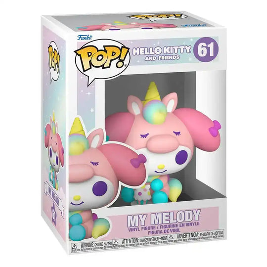 Hello Kitty and Friends POP! Sanrio Vinyl Figur My Melody 9 cm - Smalltinytoystore
