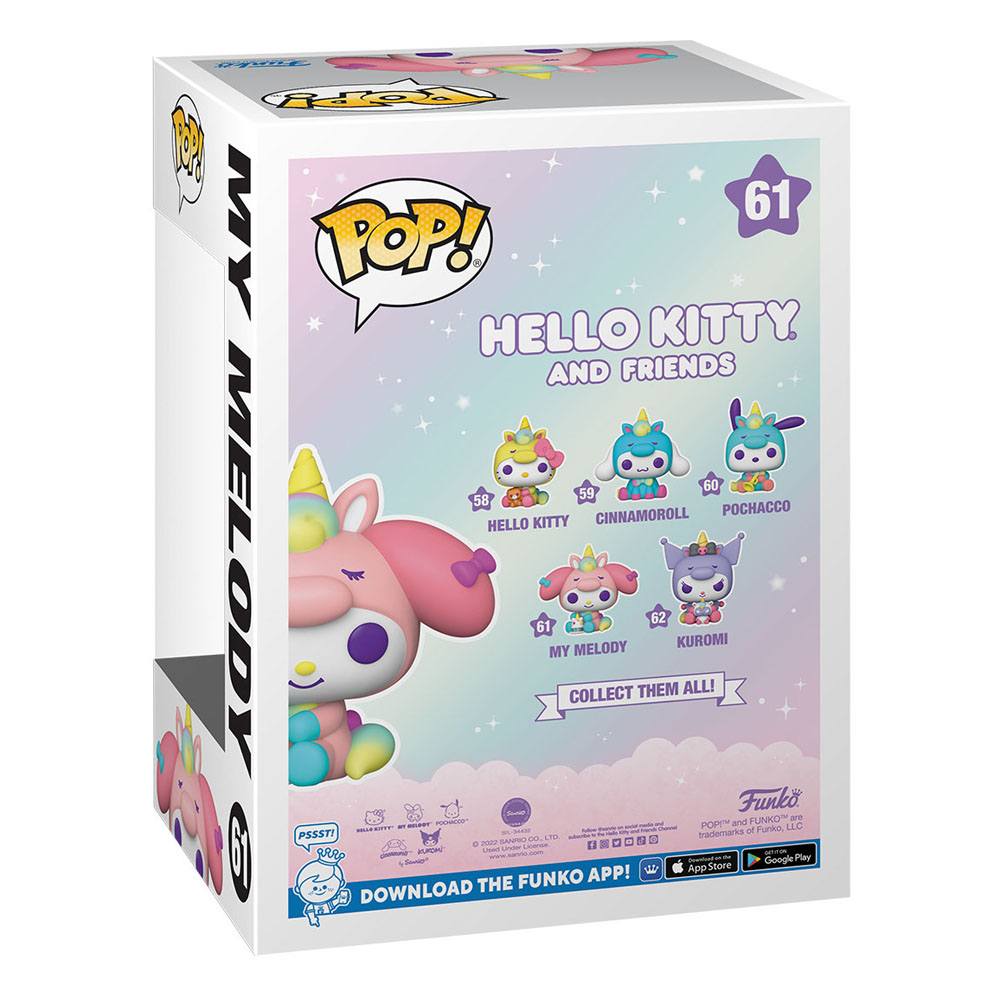 Hello Kitty and Friends POP! Sanrio Vinyl Figur My Melody 9 cm - Smalltinytoystore