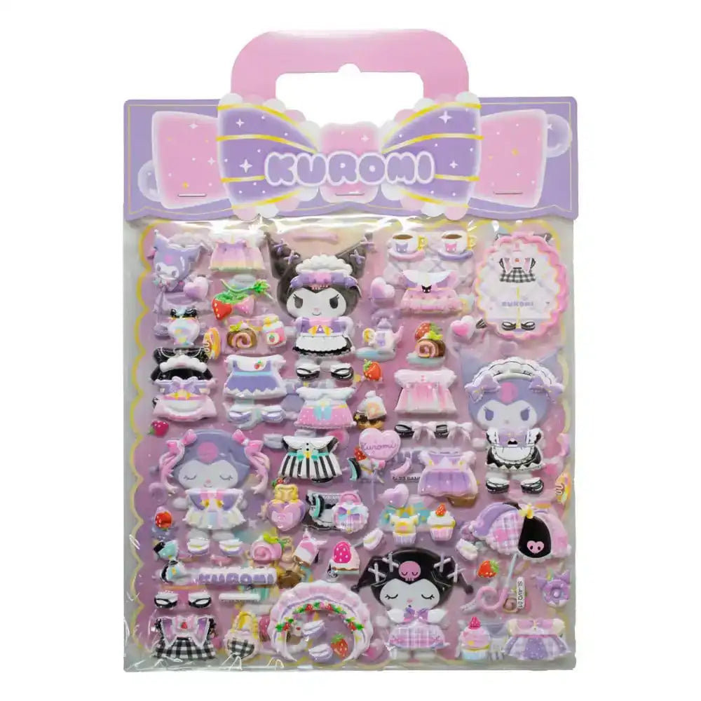 Hello Kitty and Friends Sticker Kuromi Puffy Sortiment (10)