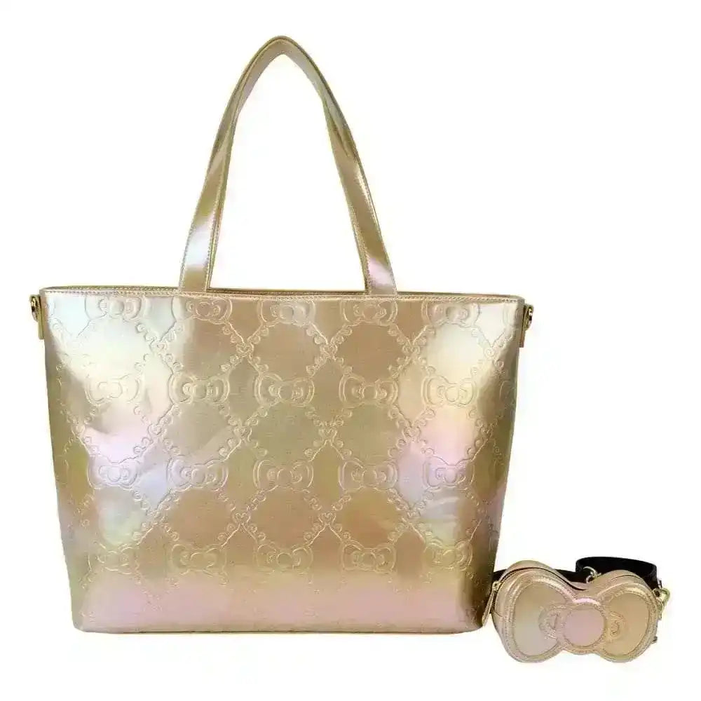 Hello Kitty by Loungefly Tragetasche 50th Anniversary Gold - Smalltinytoystore