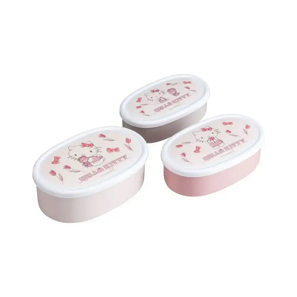 Hello Kitty Lunch Box 3 er Set Kitty-chan - Smalltinytoystore