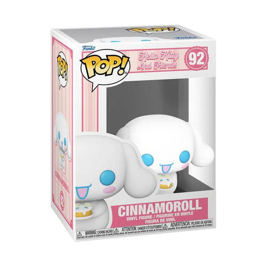 Hello Kitty POP! Sanrio Vinyl Figur Cinnamaroll with Dessert 9 cm - Smalltinytoystore