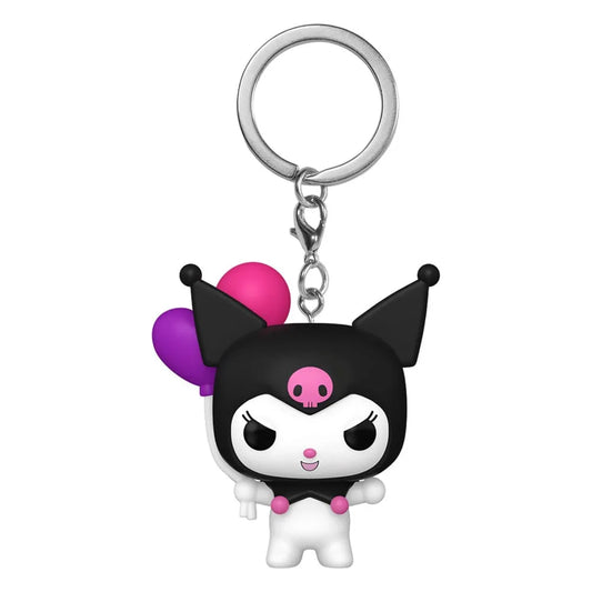 Hello Kitty POP! Vinyl Schlüsselanhänger 4 cm Kuromi(BLN) Display (12) - Smalltinytoystore
