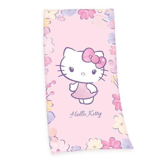 Hello Kitty Velours-Handtuch Hello Kitty 75 x 150 cm - Smalltinytoystore