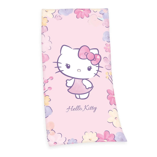 Hello Kitty Velours-Handtuch Hello Kitty 75 x 150 cm - Smalltinytoystore