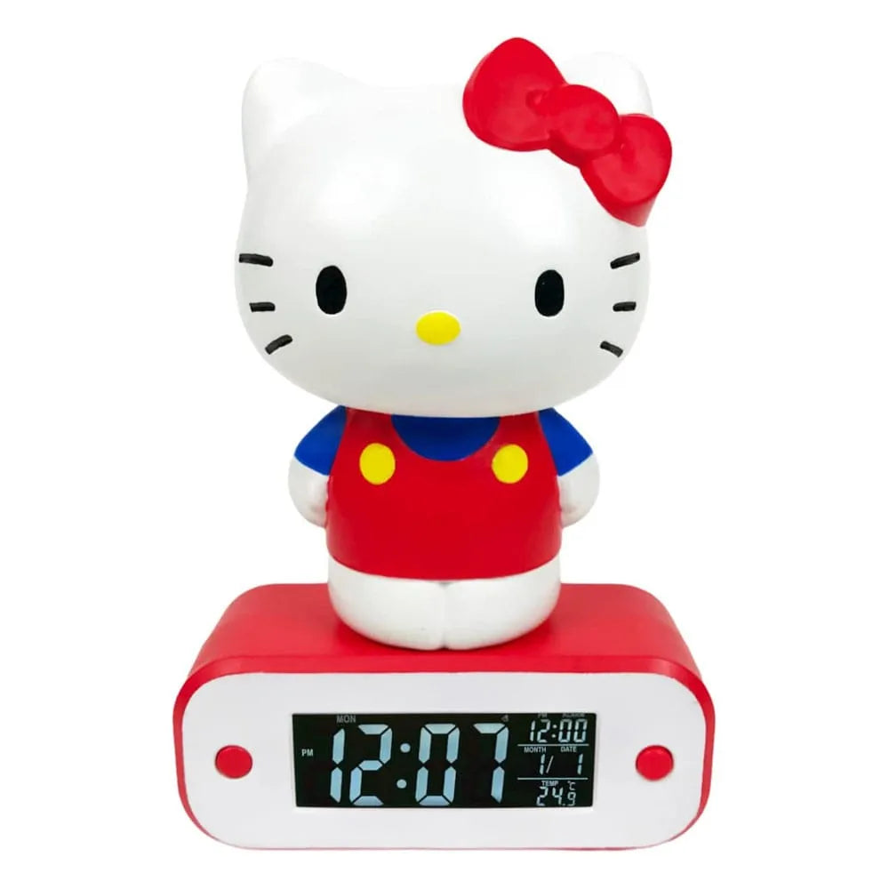 Hello Kitty Wecker mit Leuchtfunktion Hello Kitty 17 cm - Smalltinytoystore