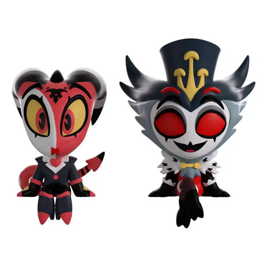 Helluva Boss Vinyl Figuren Blitzo & Stolas Monitor Buddiez