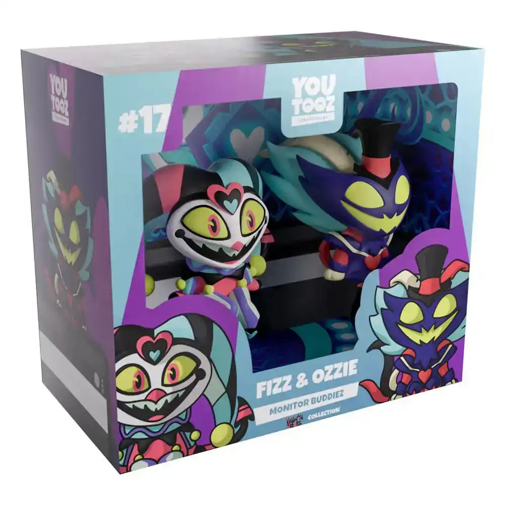 Helluva Boss Vinyl Figuren Fizz & Ozzie Monitor Buddiez