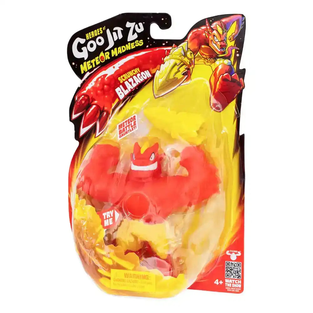 Heroes of Goo Jit Zu Meteor Madness Dehnbare Figur Blazagon 13 cm - Smalltinytoystore