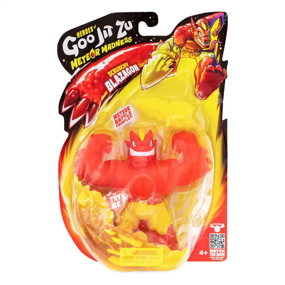 Heroes of Goo Jit Zu Meteor Madness Dehnbare Figur Blazagon 13 cm - Smalltinytoystore