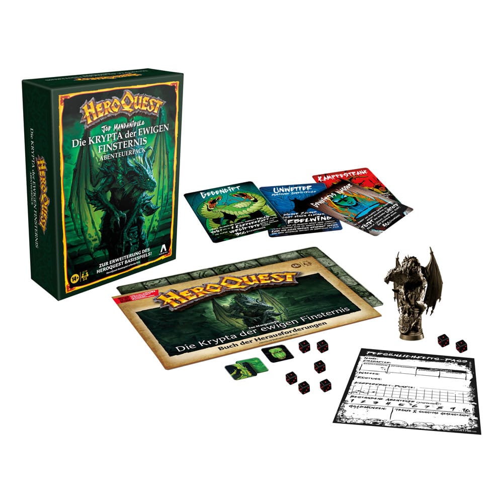 HeroQuest Brettspiel-Erweiterung Die Krypta der ewigen Finsternis Abenteuerpack *Deutsche Version* - Smalltinytoystore