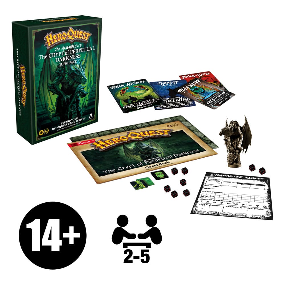 HeroQuest Brettspiel-Erweiterung The Crypt of Perpetual Darkness Abenteuerpack *Englische Version* - Smalltinytoystore
