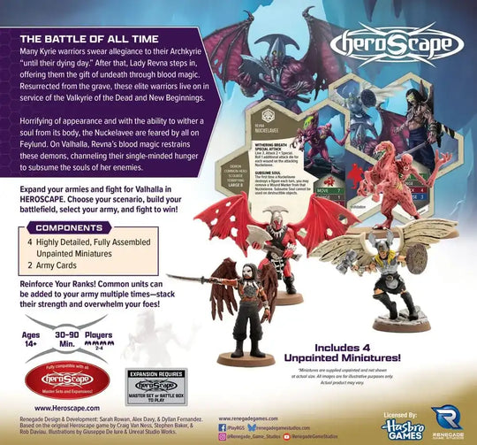 Heroscape Armeeerweiterung Age of Annihilation Revenants of Revna & Nuckelavee (Common) *Englische Version*