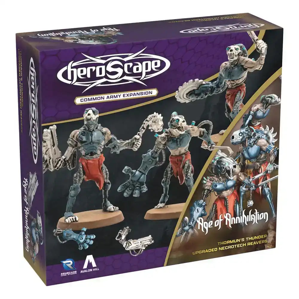 Heroscape Armeeerweiterung Age of Annihilation Upgraded Necrotech Reavers (Common) *Englische Version*