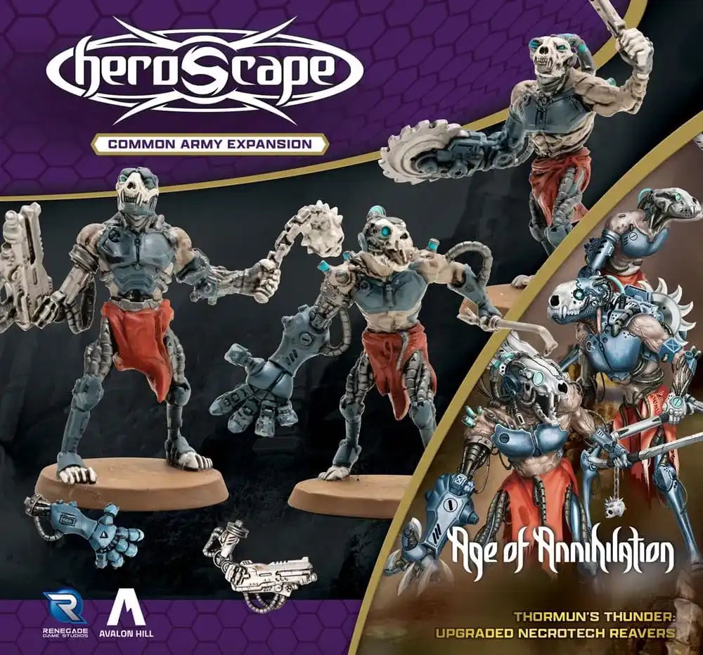 Heroscape Armeeerweiterung Age of Annihilation Upgraded Necrotech Reavers (Common) *Englische Version*