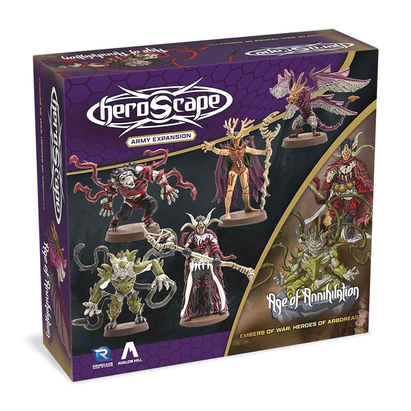 Heroscape Armeeerweiterung Embers of War: Heroes of Arboreas *Englische Version* - Smalltinytoystore