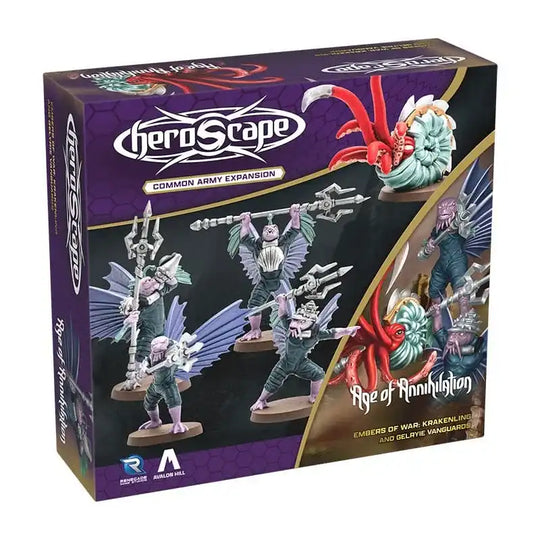 Heroscape Armeeerweiterung Embers of War: Krakenling & Gelryie Vanguards *Englische Version* - Smalltinytoystore