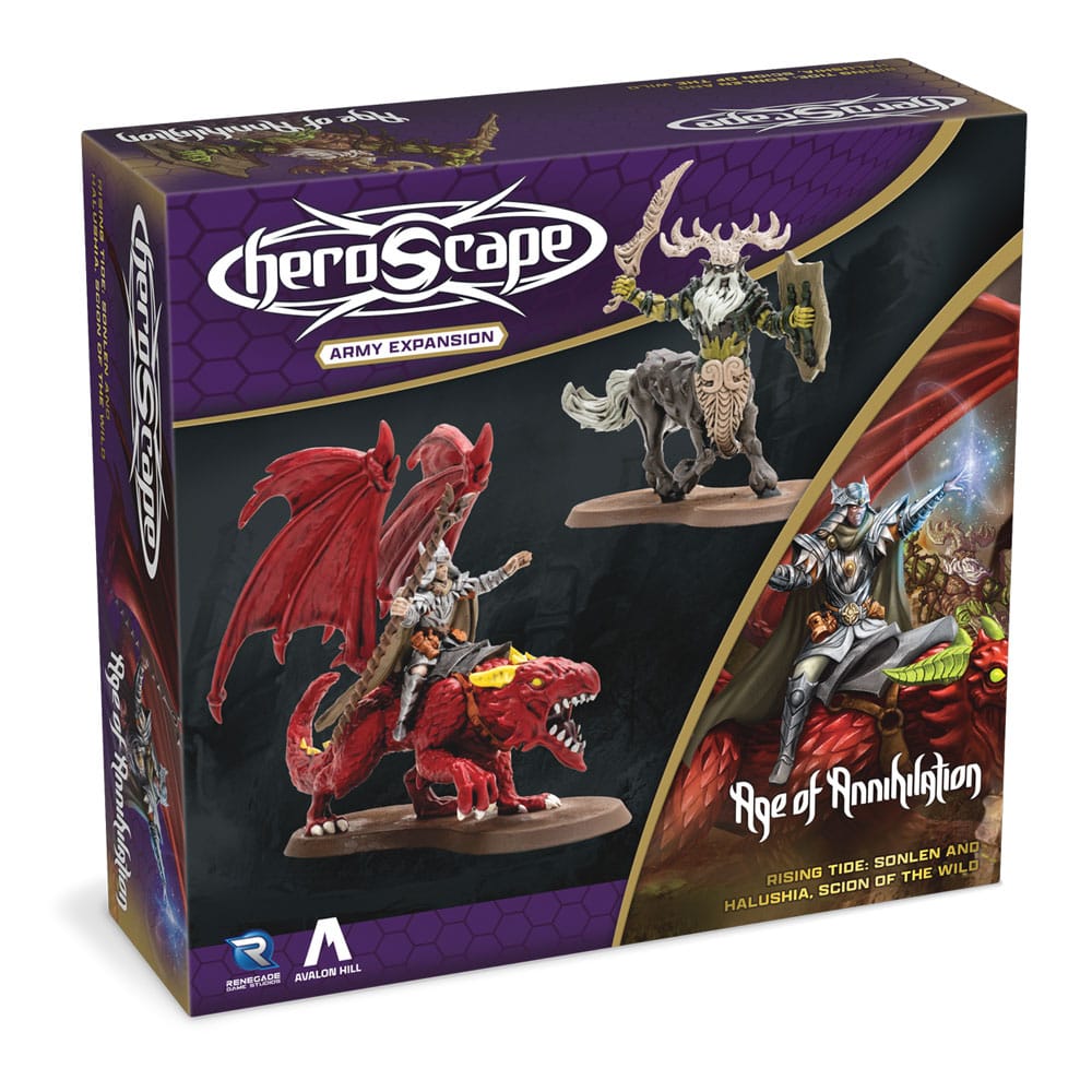 Heroscape Erweiterung Rising Tide - Sonlen & Halushia, Scion of the Wild Army *Englische Version* - Smalltinytoystore