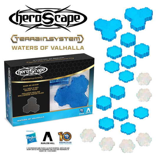 Heroscape Erweiterung Waters of Valhalla Terrain *Englische Version* - Smalltinytoystore