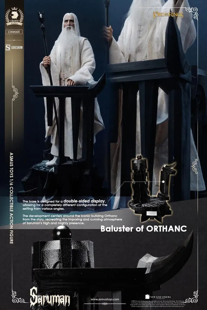 Herr der Ringe Actionfigur 1/6 Saruman 31 cm - Smalltinytoystore