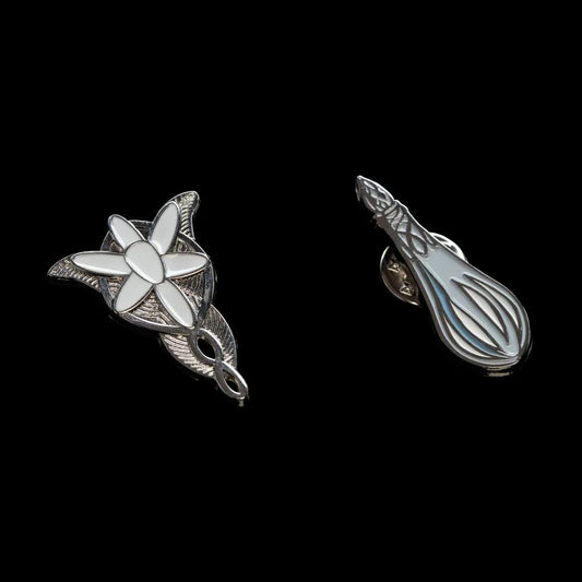 Herr der Ringe Ansteck-Pin Doppelpack Evenstar & Galadriel's Phial - Smalltinytoystore