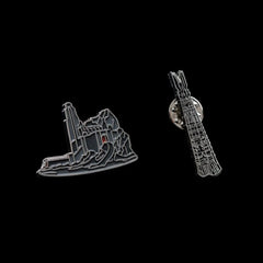 Herr der Ringe Ansteck-Pin Doppelpack Helm's Deep & Orthanc - Smalltinytoystore
