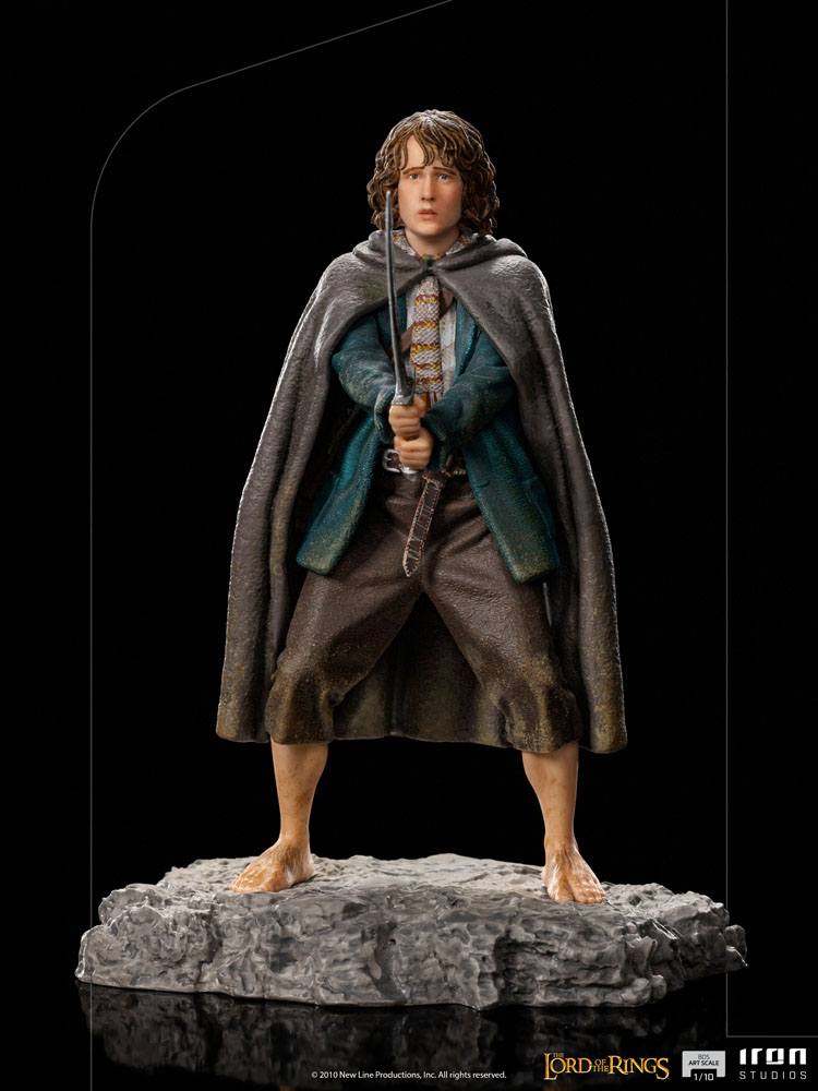 Herr der Ringe BDS Art Scale Statue 1/10 Pippin 12 cm - Smalltinytoystore
