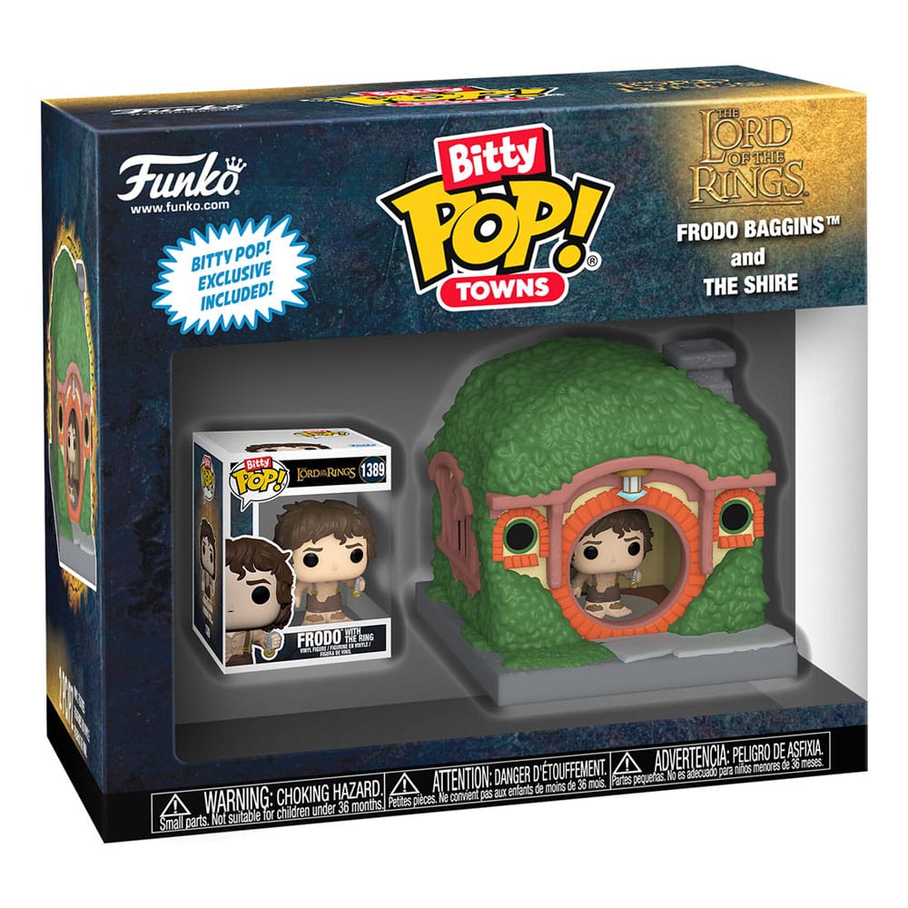 Herr der Ringe Bitty POP! Town Vinyl Figur Frodo at Shire - Smalltinytoystore