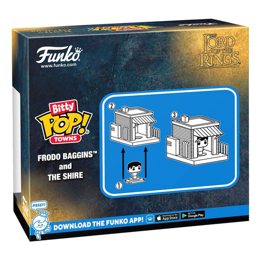 Herr der Ringe Bitty POP! Town Vinyl Figur Frodo at Shire - Smalltinytoystore