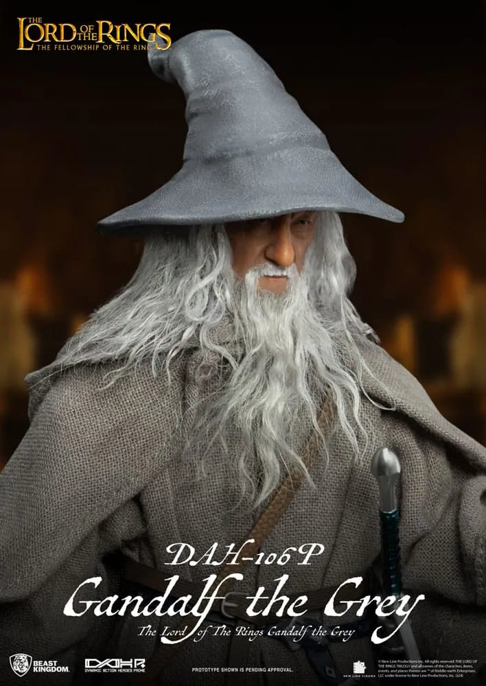 Herr der Ringe Dynamic 8ction Heroes Actionfigur 1/9 Gandalf der Graue 21 cm - Smalltinytoystore