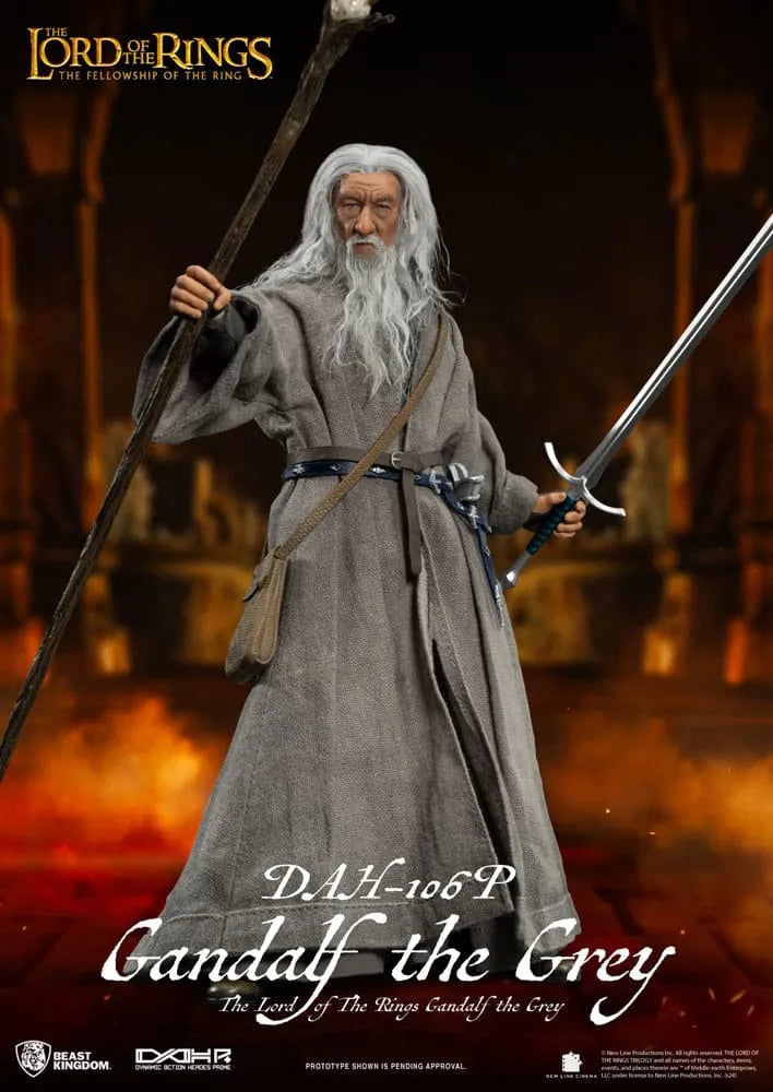 Herr der Ringe Dynamic 8ction Heroes Actionfigur 1/9 Gandalf der Graue 21 cm - Smalltinytoystore