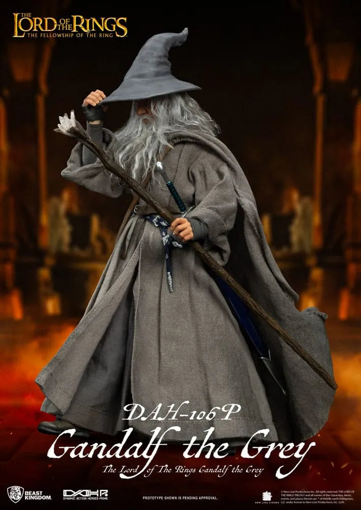 Herr der Ringe Dynamic 8ction Heroes Actionfigur 1/9 Gandalf der Graue 21 cm - Smalltinytoystore