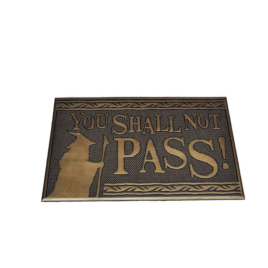 Herr der Ringe Fußmatte You Shall Not Pass 40 x 60 cm - Smalltinytoystore