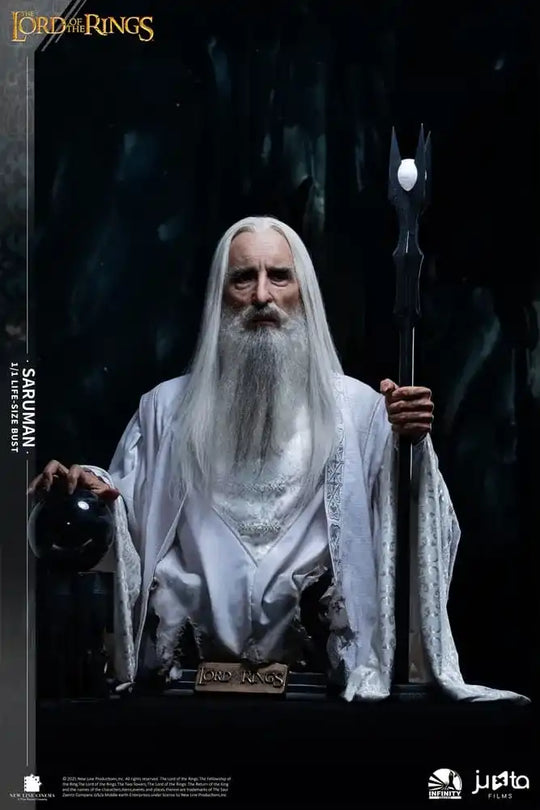 Herr der Ringe Life-Size Büste 1/1 Saruman 110 cm - Smalltinytoystore