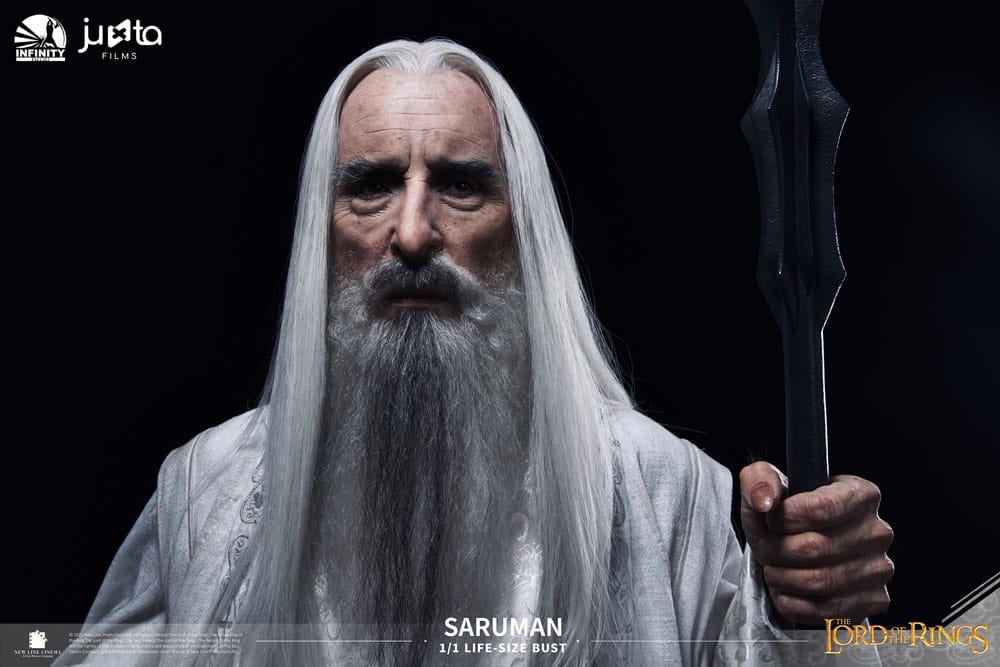 Herr der Ringe Life-Size Büste 1/1 Saruman 110 cm - Smalltinytoystore