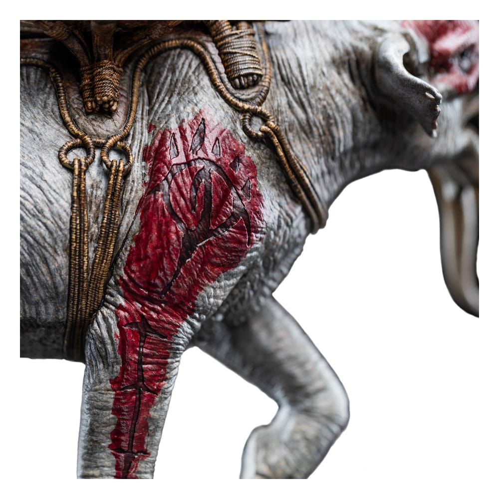 Herr der Ringe Mini Statue Mumak in Battle 17 cm - Smalltinytoystore