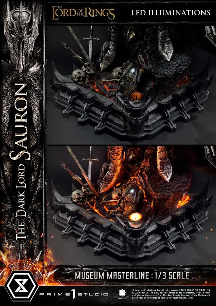 Herr der Ringe Museum Masterline Series Statue 1/3 The Dark Lord Sauron 117 cm - Smalltinytoystore