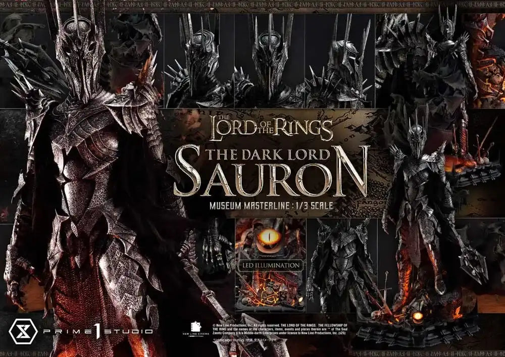 Herr der Ringe Museum Masterline Series Statue 1/3 The Dark Lord Sauron 117 cm - Smalltinytoystore