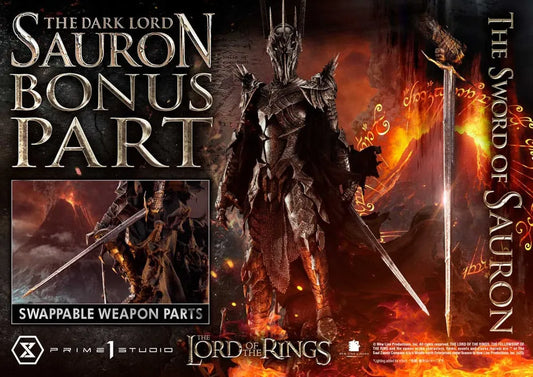 Herr der Ringe Museum Masterline Series Statue 1/3 The Dark Lord Sauron Bonus Version 117 cm - Smalltinytoystore
