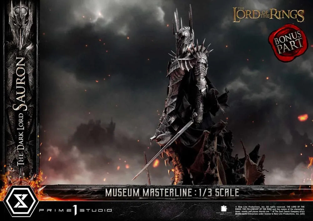 Herr der Ringe Museum Masterline Series Statue 1/3 The Dark Lord Sauron Bonus Version 117 cm - Smalltinytoystore